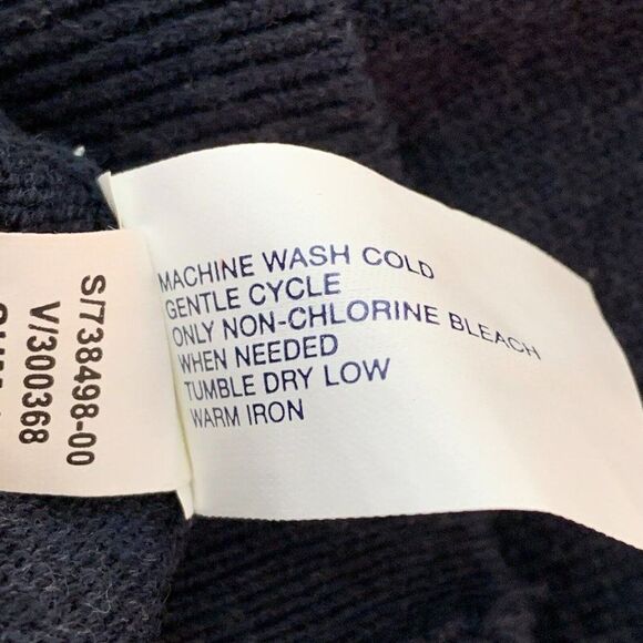 Men's Gap sz Large L Sweater Vest Argyle Navy Sleeveless New NWT NOS - Picture 5 of 6